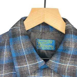 Pendleton Shirt Mens Long Sleeve Pockets Plaid Medium